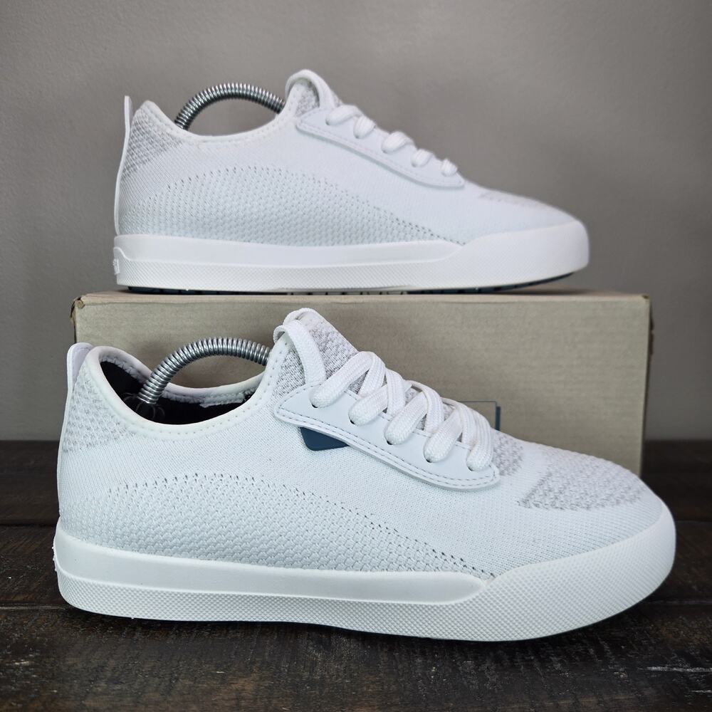 Vessi Weekend 1.5 Sneaker Womens Size 7 Waterproof Shoes Marble White